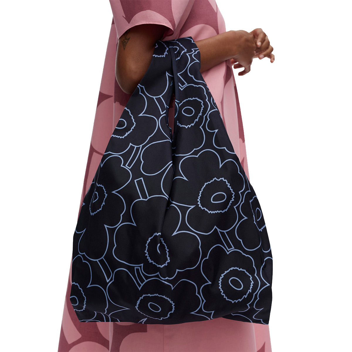Marimekko Piirto Unikko Dark Blue / Light Blue Smartbag