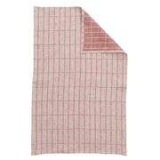 Marimekko Tiiliskivi Chestnut / Off White Tea Towel