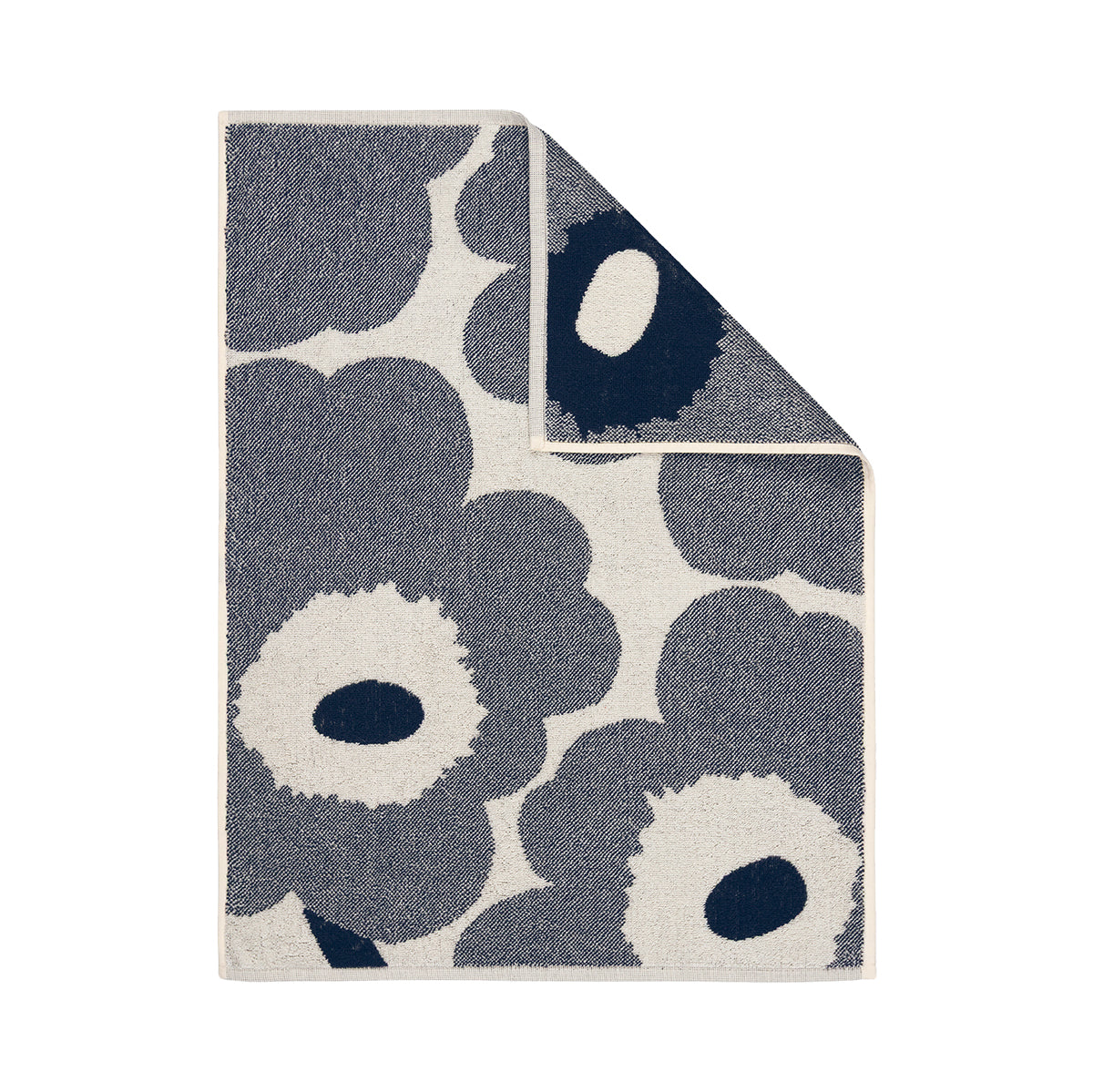 Marimekko Unikko Blueberry / Off White Hand Towel