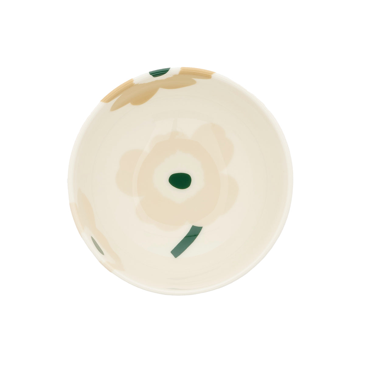 Marimekko Unikko White / Sand / Beige Small Rice Bowl