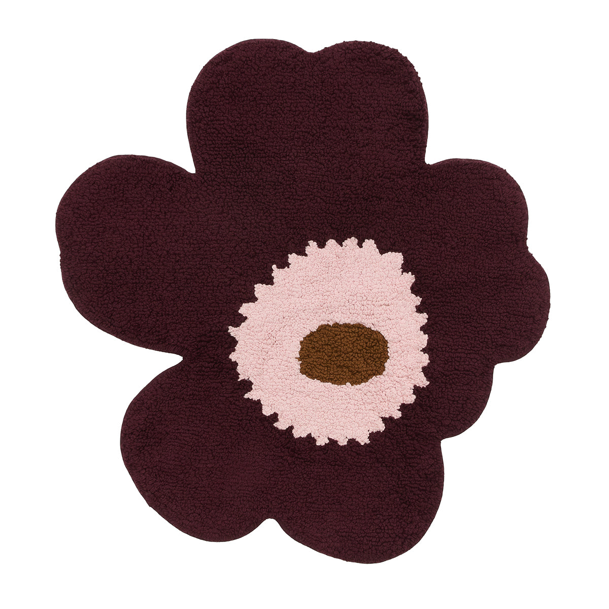 Marimekko Unikko Plum / Pink / Toffee Bath Mat