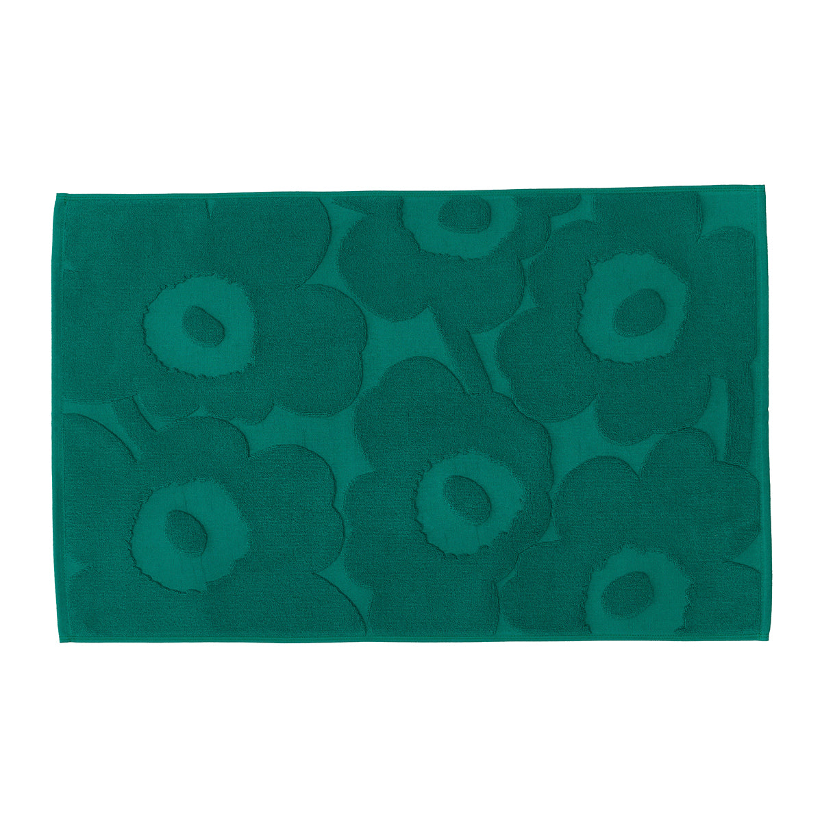 Marimekko Unikko Dark Green Bath Floor Towel