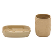 Marimekko Unikko Sandstone Bathroom Accessory Set