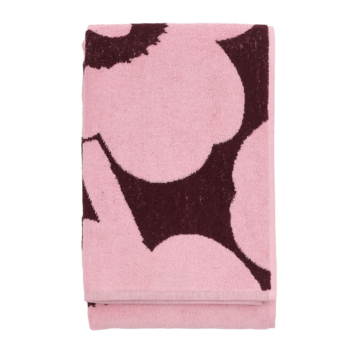 Marimekko Unikko Plum / Pink Bath Towel