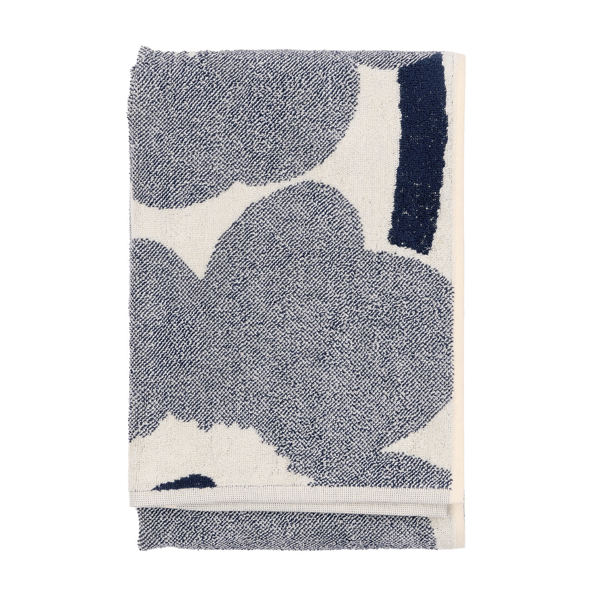 Marimekko Unikko Blueberry / Off White Bath Towel