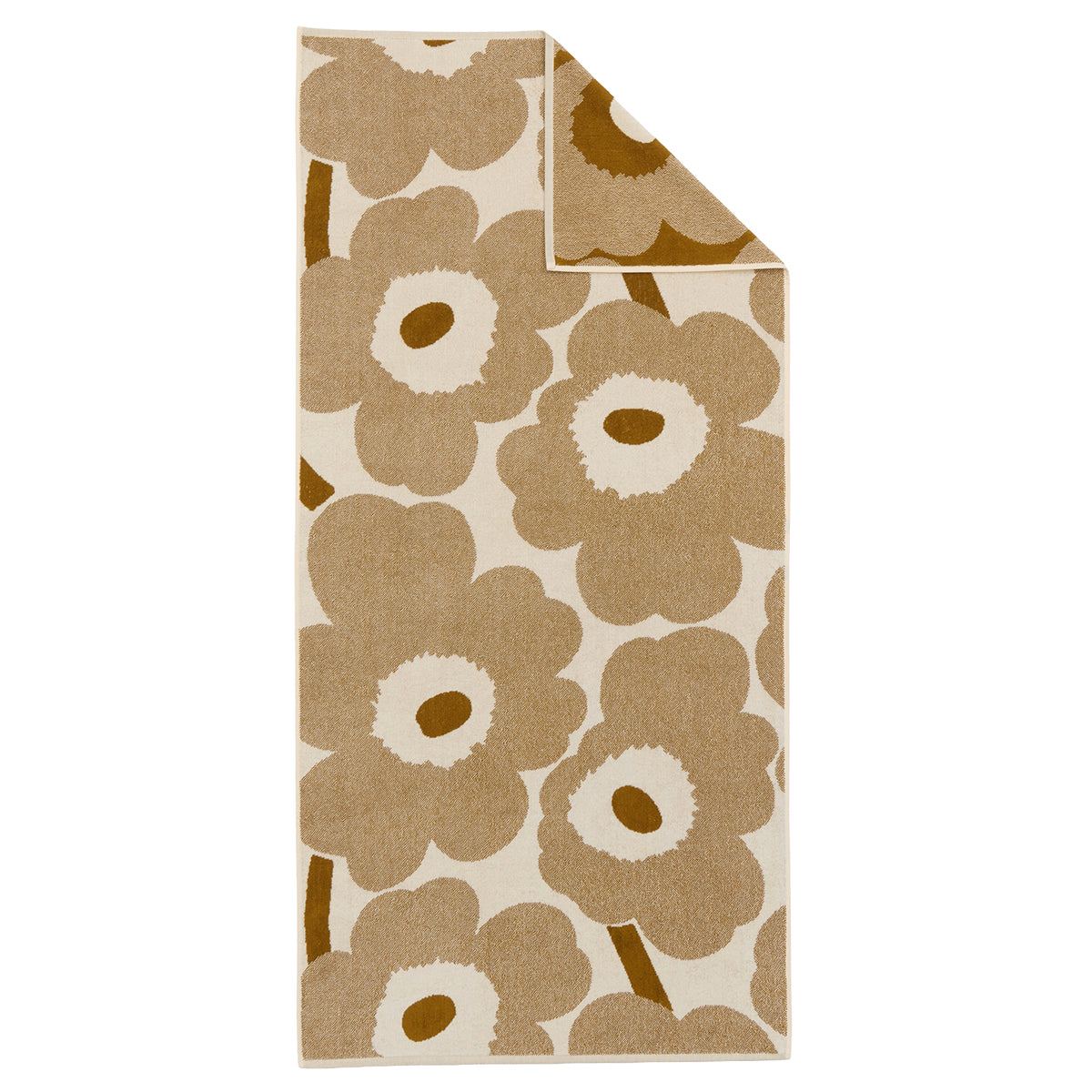 Marimekko Unikko Bronze / Off White Bath Towel