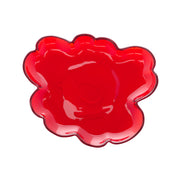 Marimekko Unikko Shape Red Glass Salad Plate
