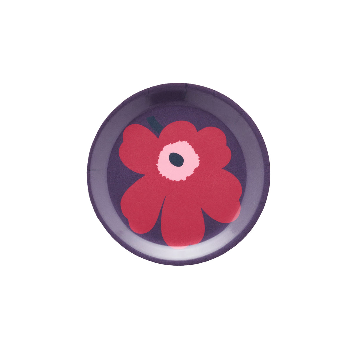 Marimekko Unikko Plum / Cranberry / Pink Coaster
