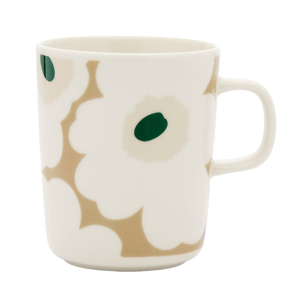 Marimekko Unikko White / Beige / Dark Green Mug