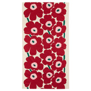 Marimekko Unikko Off White / Cranberry / Dark Green Tablecloth
