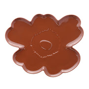 Marimekko Unikko Shape Chestnut Brown Serving Plate