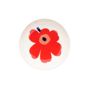 Marimekko Unikko White / Red / Dark Blue Small Snack Dish