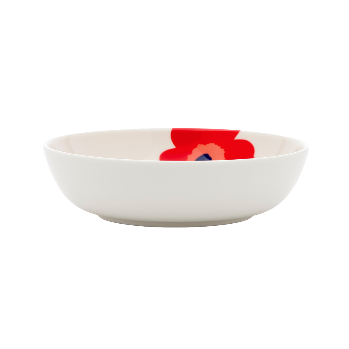 Marimekko Unikko White / Red / Dark Blue Pasta Dish