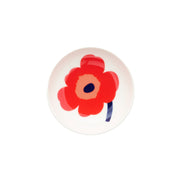 Marimekko Unikko White / Red / Dark Blue Mini Sauce Dish