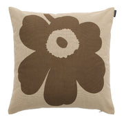 Marimekko Unikko Beige / Brown Throw Pillow
