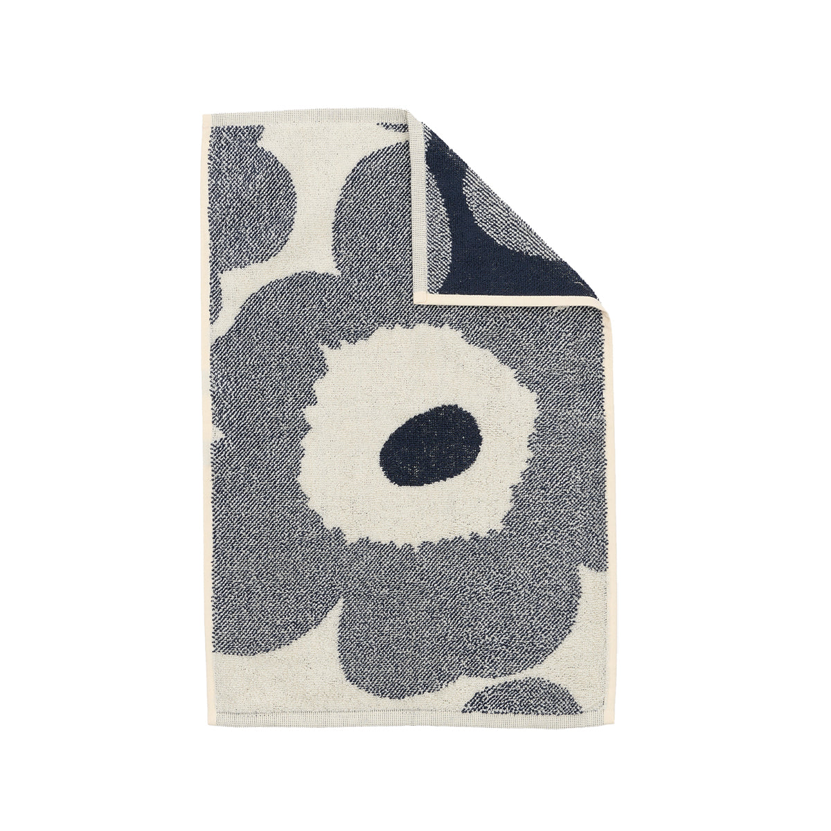 Marimekko Unikko Blueberry / Off White Guest Towel