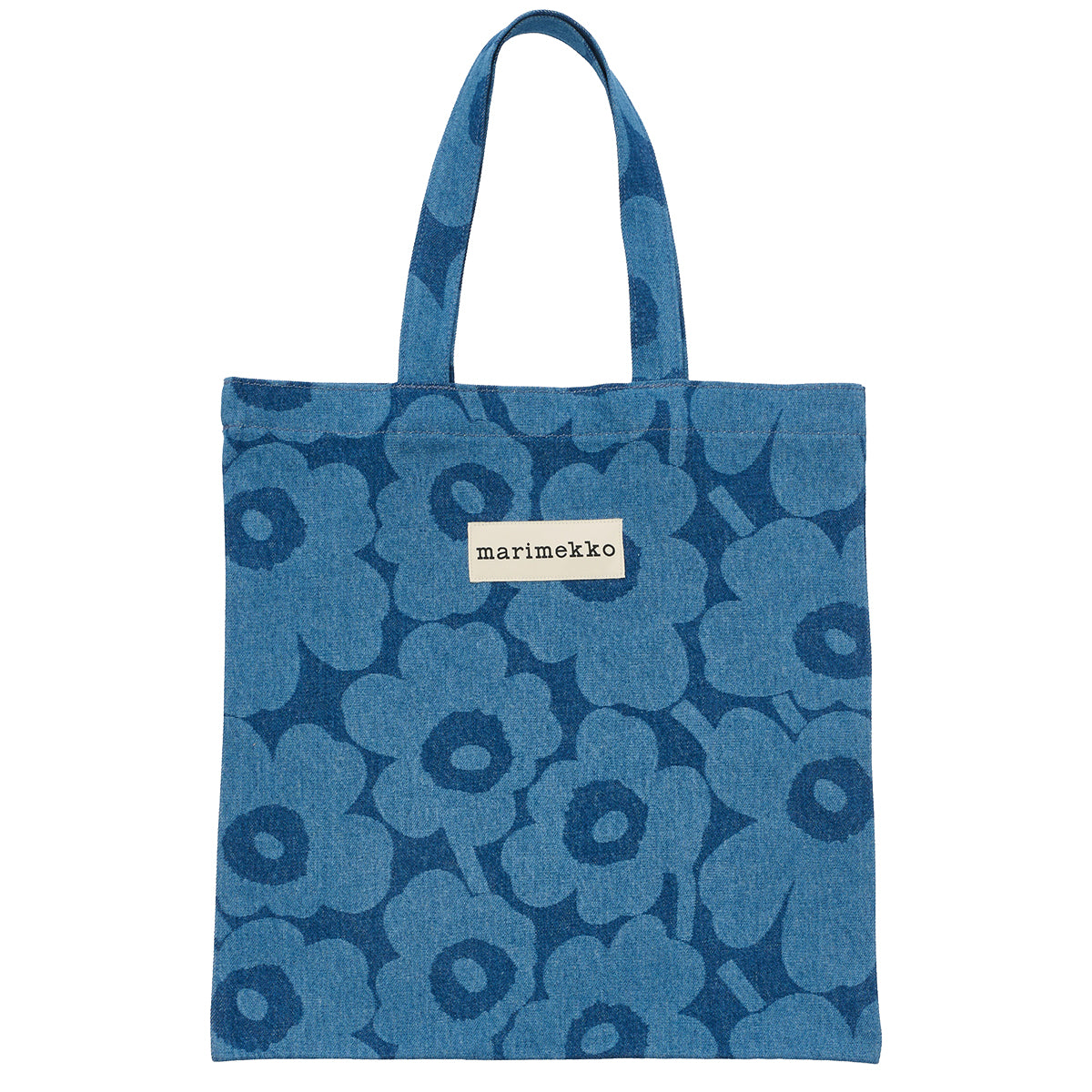 Marimekko Unikko Vankka Denim Tote Bag