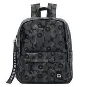 Marimekko Unikko Grey / Black Zip Top Backpack
