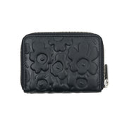 Marimekko Unikko Black Leather Card Wallet