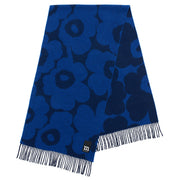Marimekko Identtinen Unikko Blue / Black Scarf