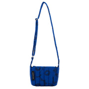 Marimekko Unikko Blue / Black Small Crossbody Shoulder Joy Bag
