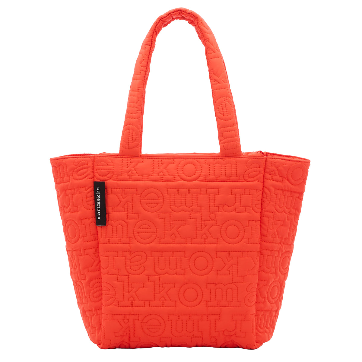 Marimekko Logo Red-Orange Medium Joy Tote Bag