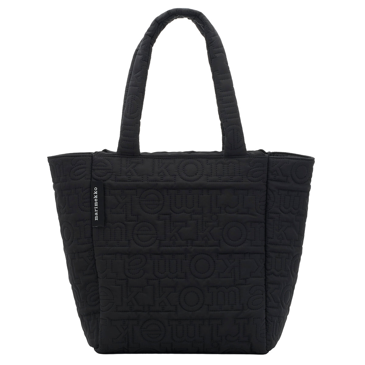 Marimekko Logo Black Medium Joy Tote Bag