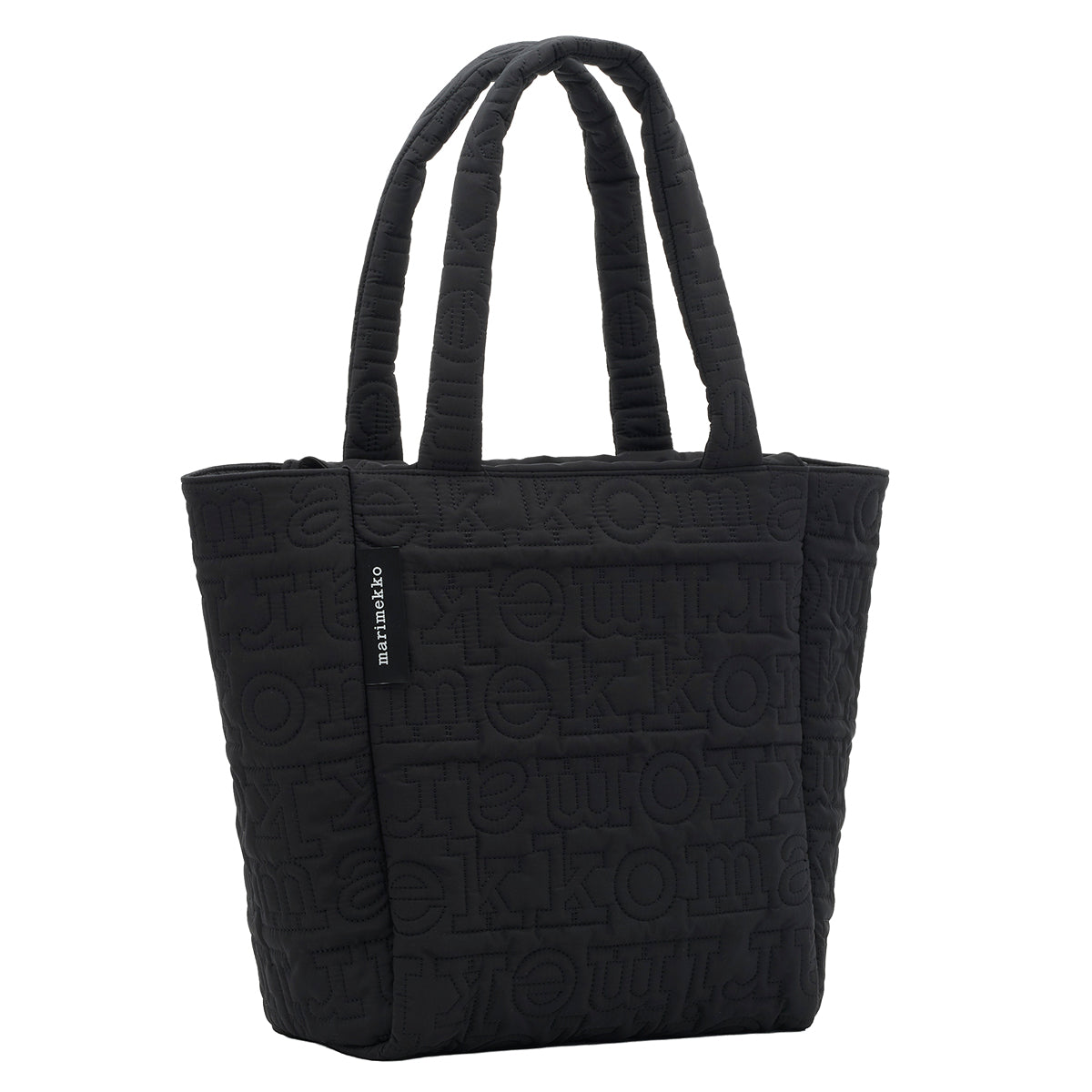 Marimekko Logo Black Medium Joy Tote Bag