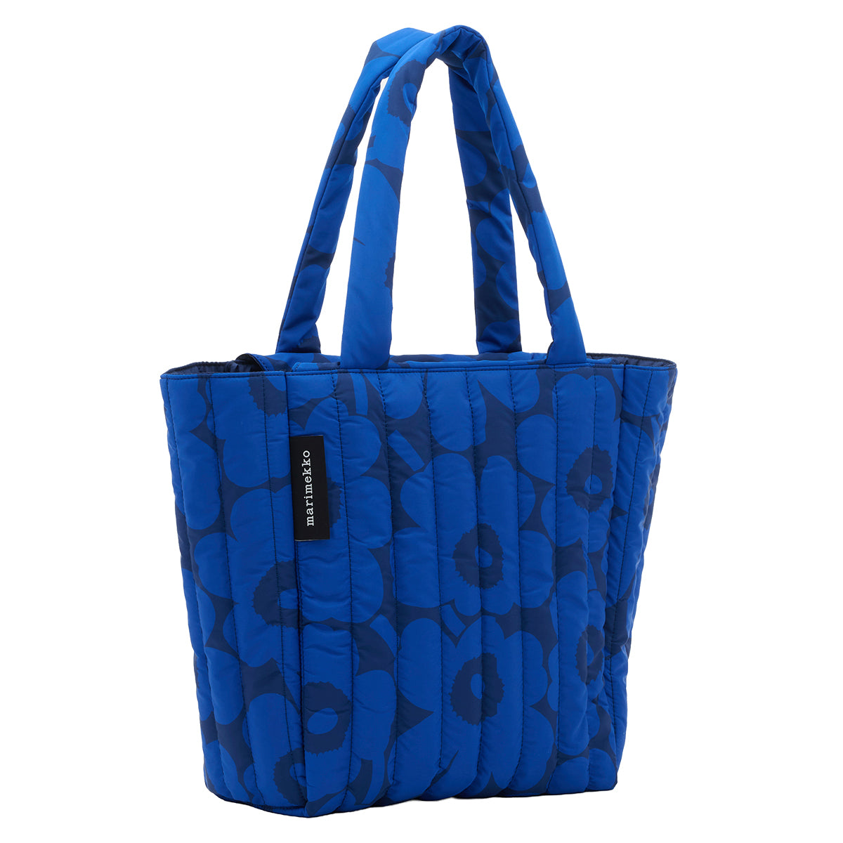 Marimekko Unikko Blue / Black Medium Joy Tote Bag
