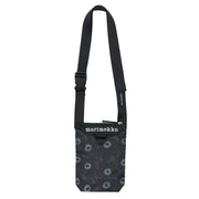 Marimekko Unikko Black / Dark Grey Neat Phone Pocket