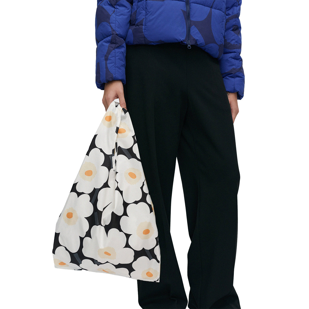 Marimekko Unikko Black / White / Orange Smartbag