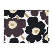 Marimekko Unikko Charcoal / White / Beige Coated Placemat