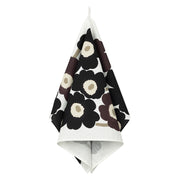 Marimekko Unikko Charcoal / White / Beige Tea Towel