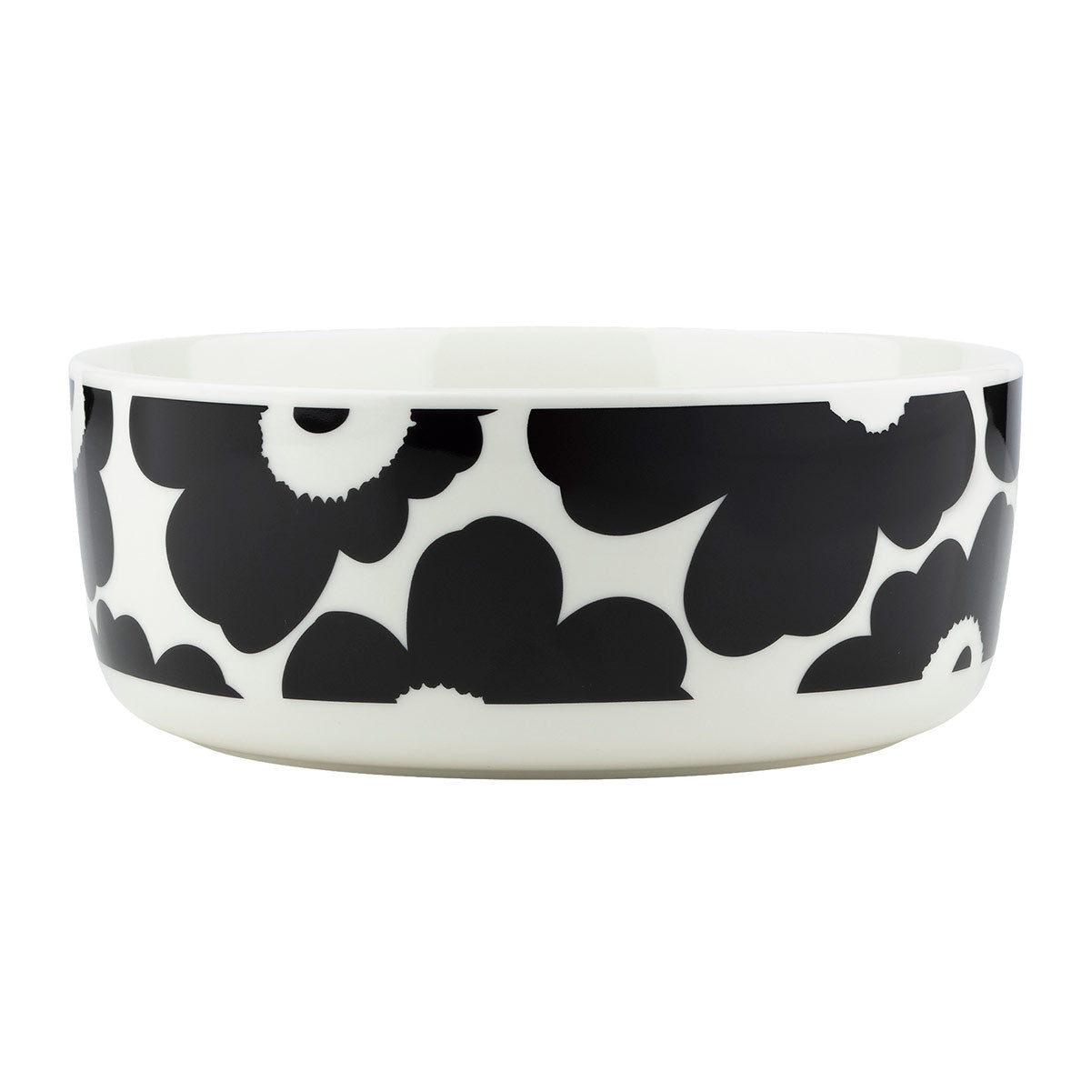 Marimekko Unikko Black / White Serving Bowl