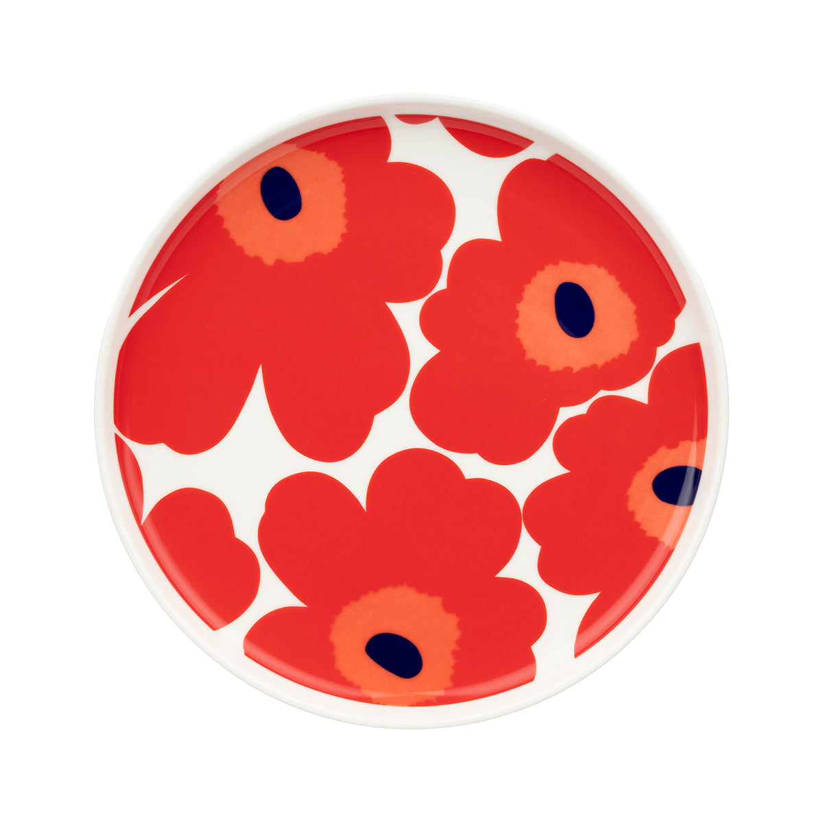 Marimekko Unikko Red Salad Plate