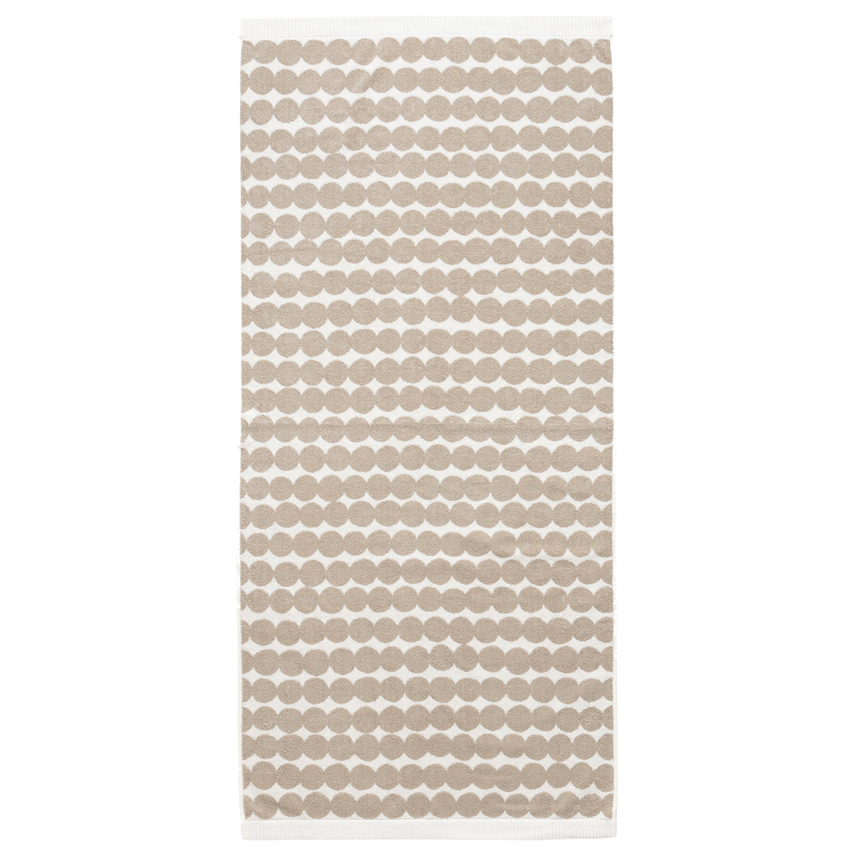 Marimekko Rasymatto Beige / White Bath Towel