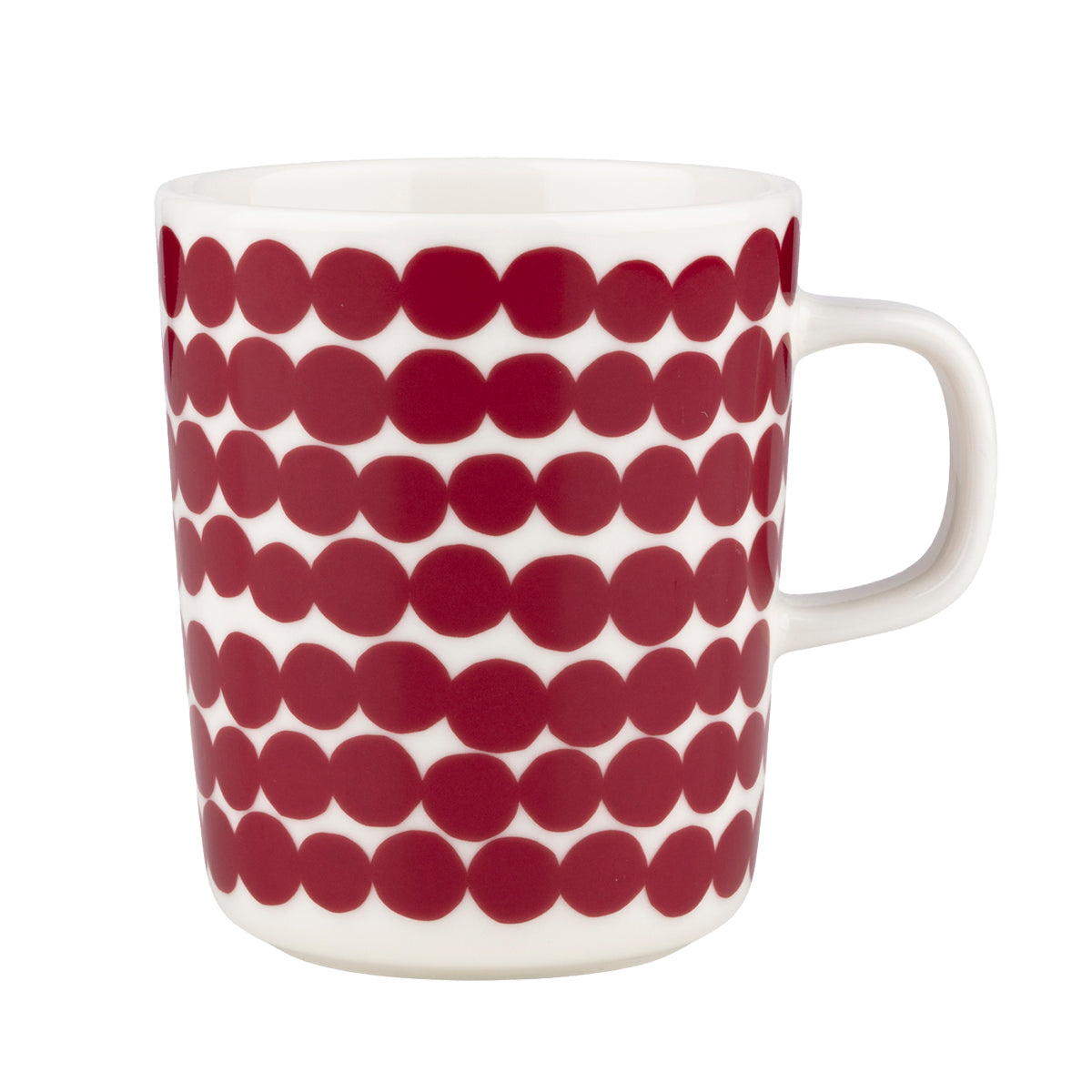 Marimekko Rasymatto Dark Red / White Mug