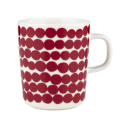 Marimekko Rasymatto Dark Red / White Mug