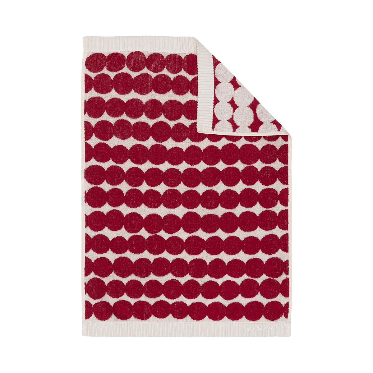 Marimekko Rasymatto Dark Red / White Hand Towel