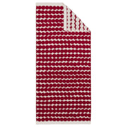 Marimekko Rasymatto Dark Red / White Bath Towel