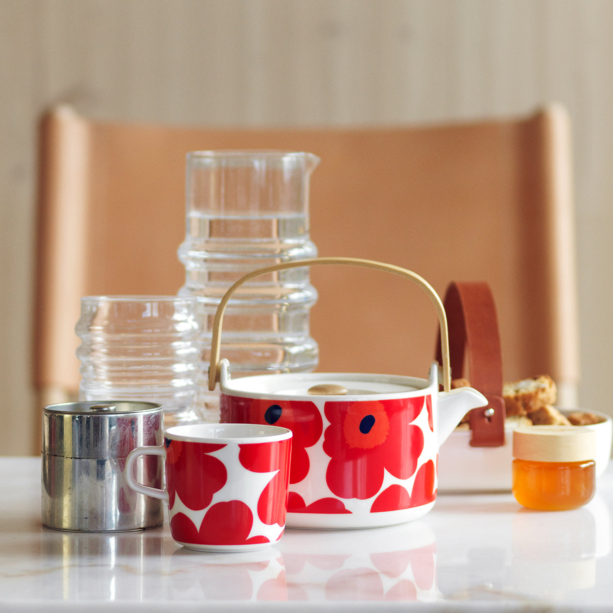 Marimekko Unikko Red Teapot