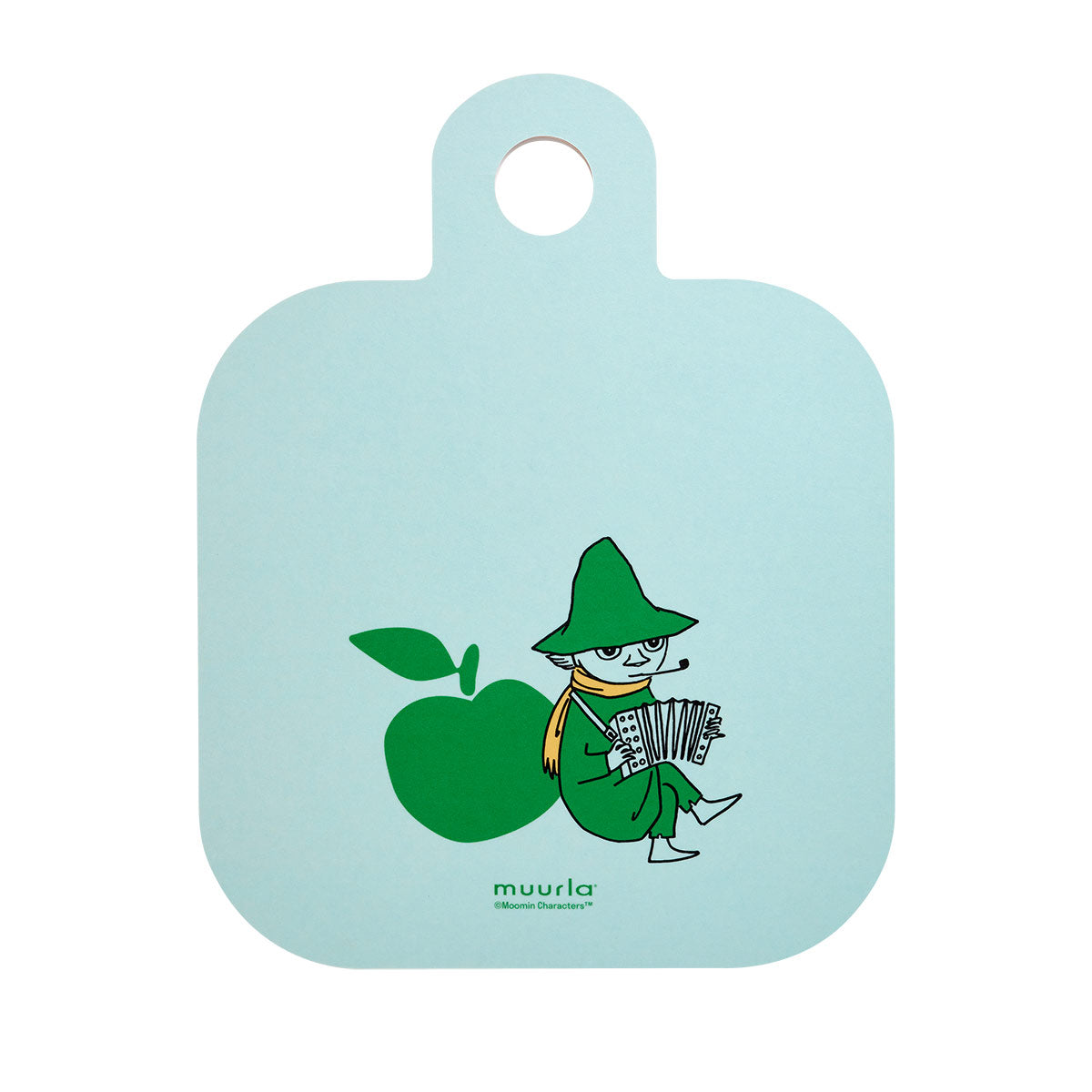 Muurla Moomin Joyful Apples Red / White / Blue Reversible Chop & Serve Board