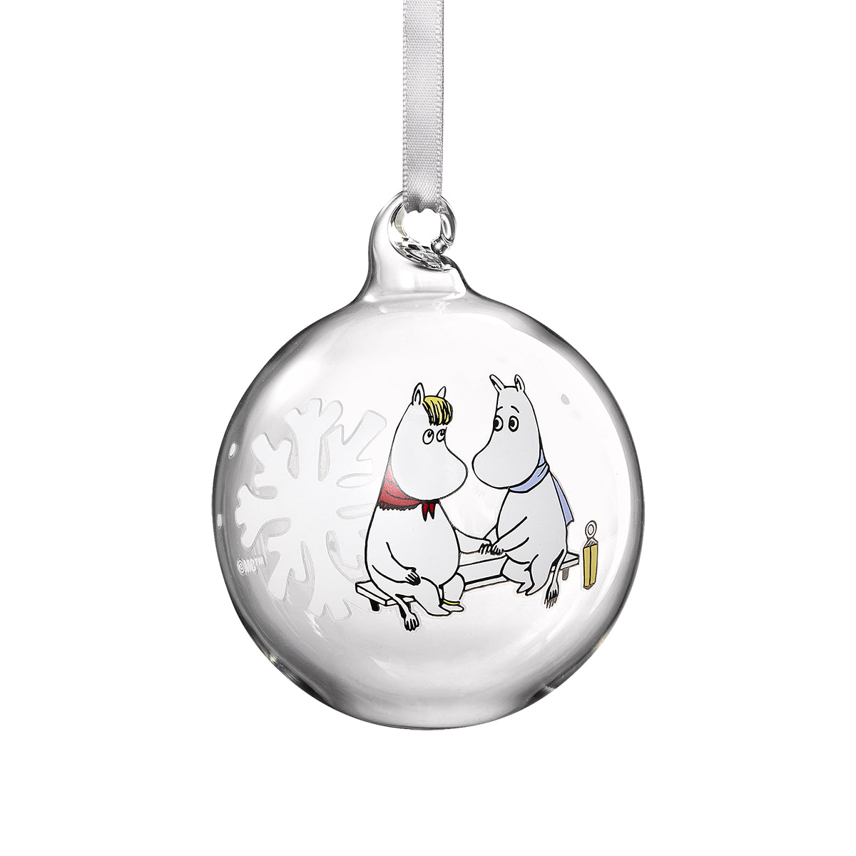 Muurla Moomin Snowflake Glass Ball Ornament