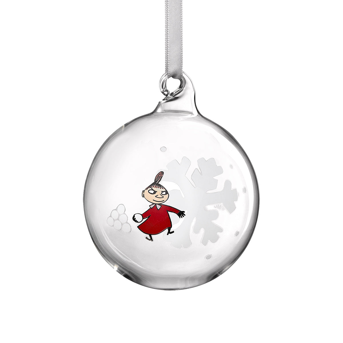 Muurla Moomin Snowflake Glass Ball Ornament
