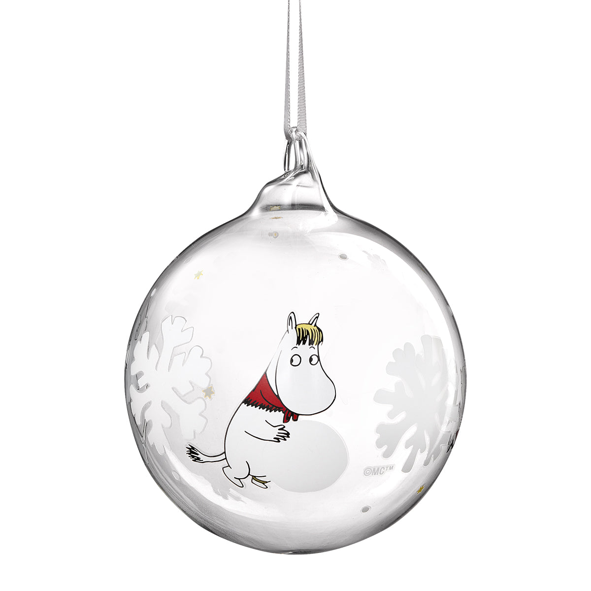 Muurla Moomin Snowflake Large Glass Ball Ornament
