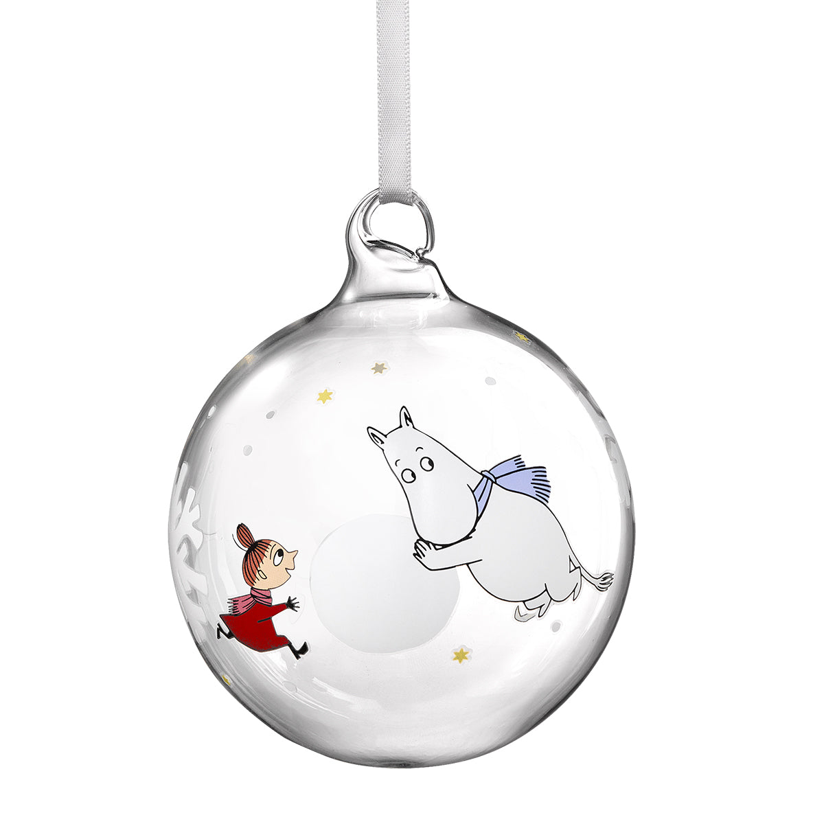 Muurla Moomin Snowflake Large Glass Ball Ornament