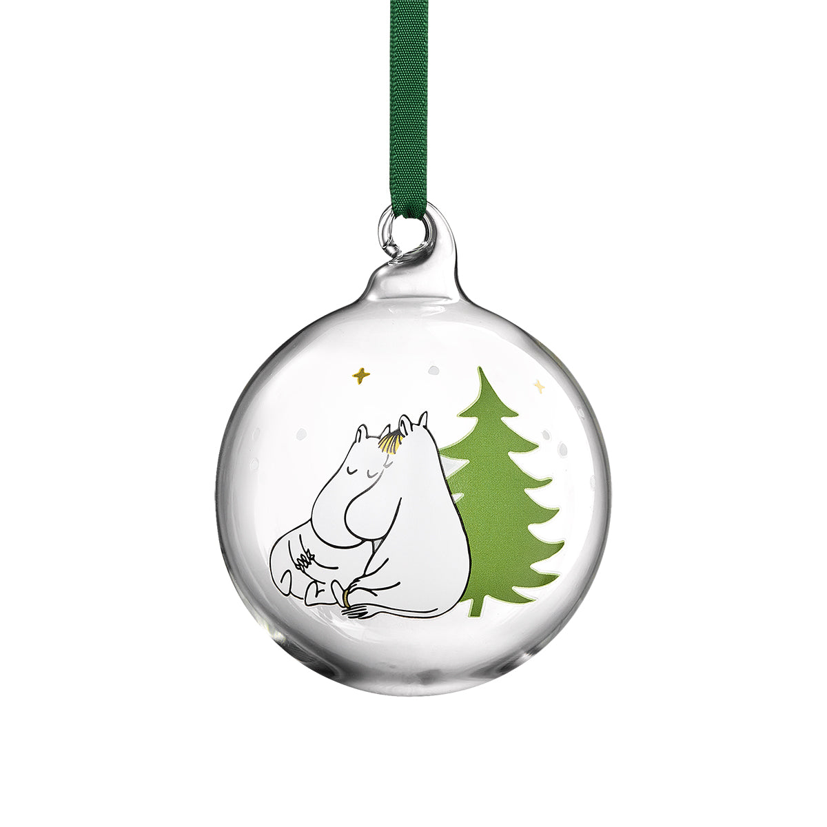Muurla Moomin Spruce Glass Ball Ornament