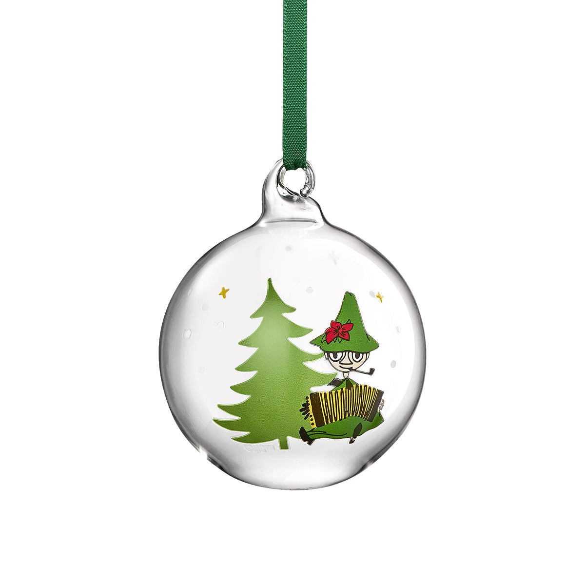 Muurla Moomin Spruce Glass Ball Ornament