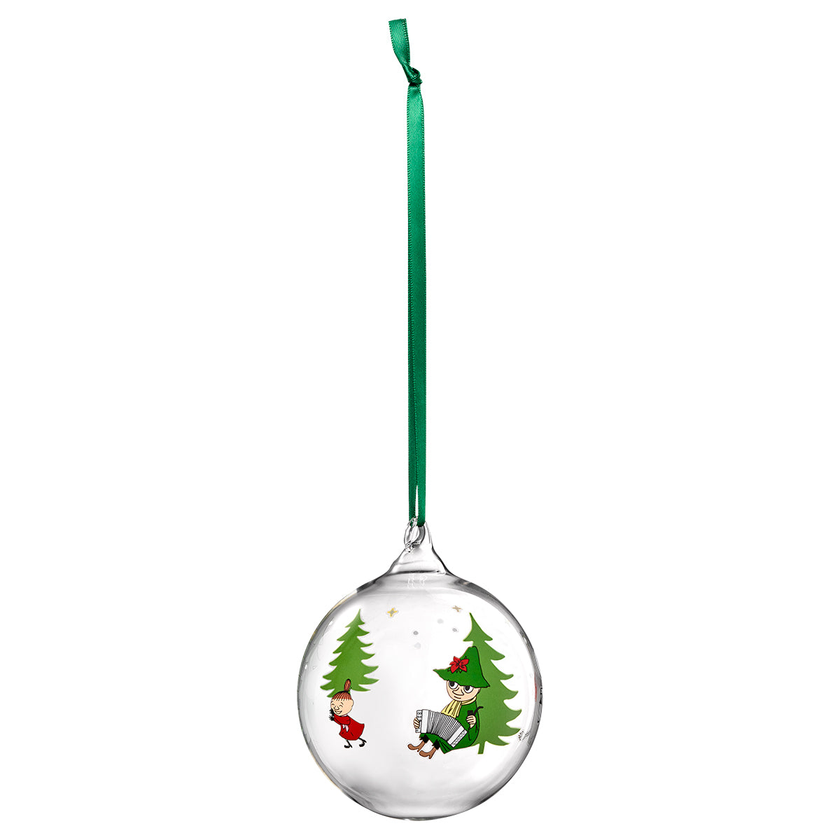 Muurla Moomin Spruce Large Glass Ball Ornament