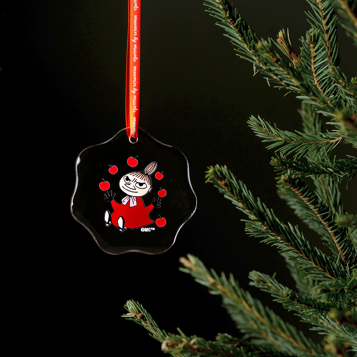 Muurla Moomin Little My Flat Glass Ornament